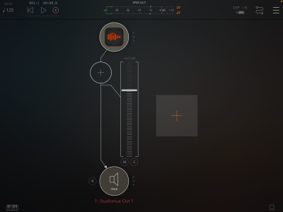 AUM with input set to StudioMux